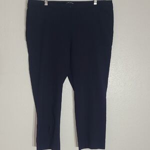 Mario Serrani Navy Ankle Pants